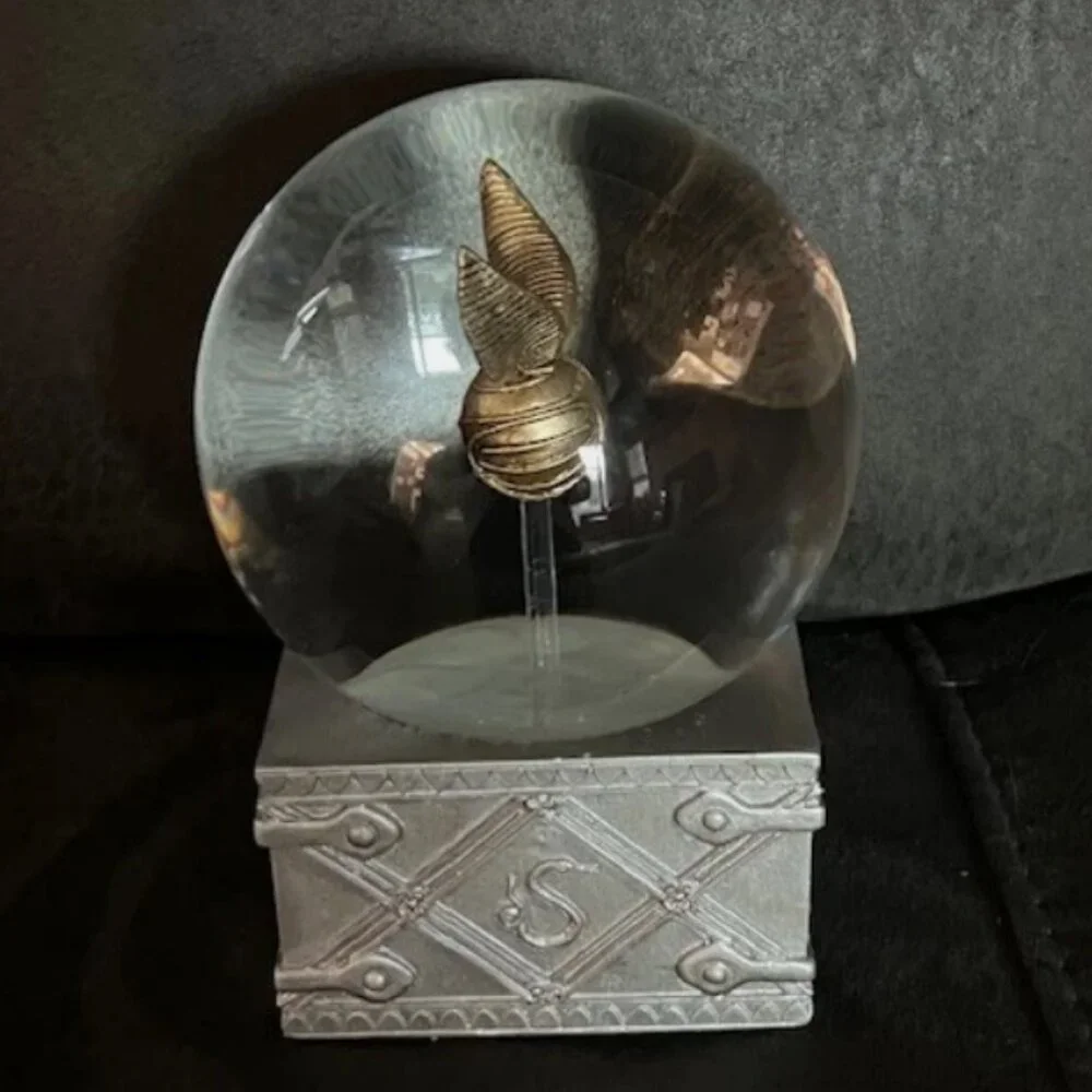 Pottery Barn Harry Potter Golden Snitch Lit Snow Globe